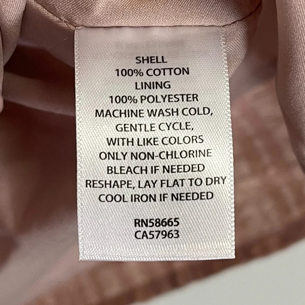 NEW Nordstrom Dress Womens Size Small Pink Puff Sleeve A-line Cotton Blend NWOT - Picture 9 of 14